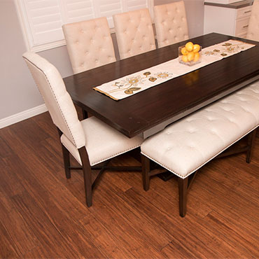 Cali Bamboo Flooring for the Dining Areas