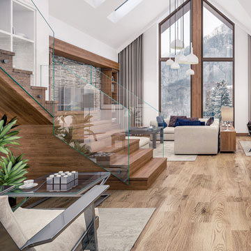 EarthWerks Waterproof Flooring | Living Rooms - 6950