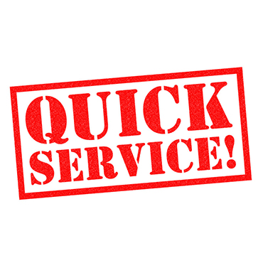 Quick, Professional Service w/ Next Day Installations