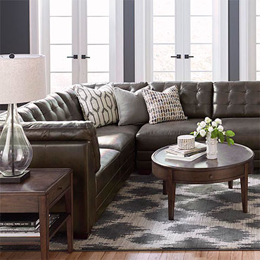 Bassett Leather Sectionals