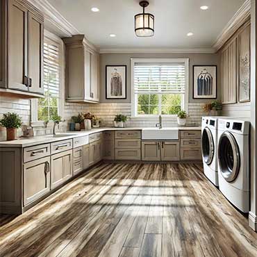 Laundry Room - Luxury Vinyl Flooring