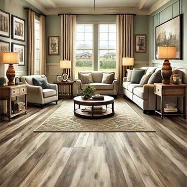 Living Room - Luxury Vinyl Flooring